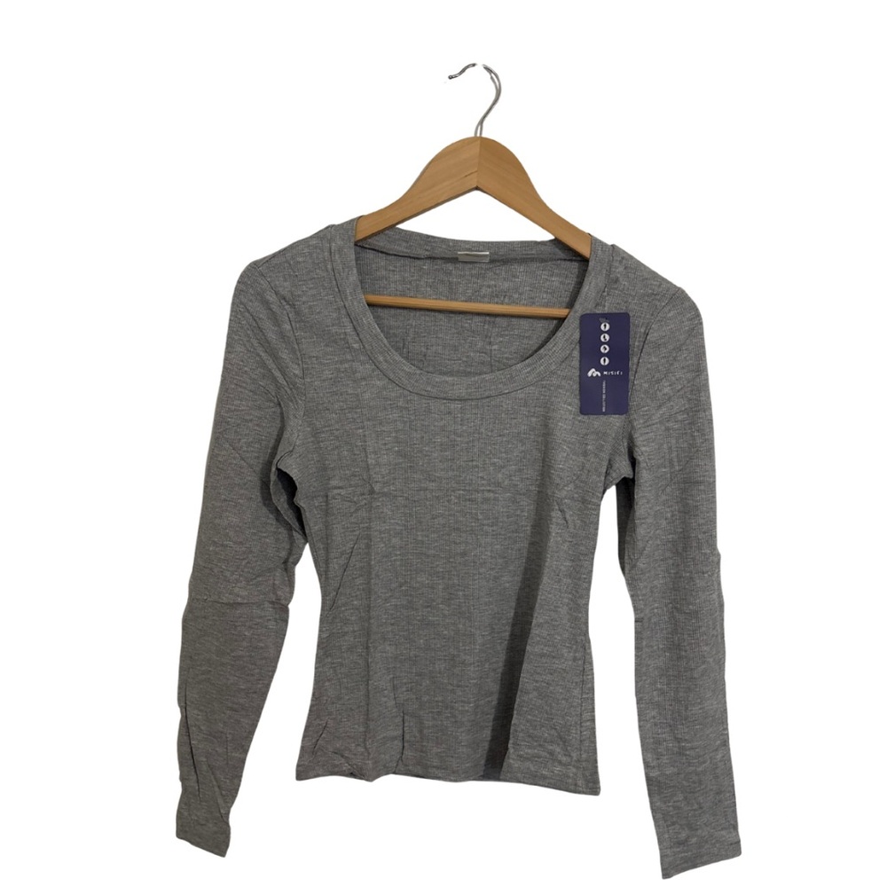 Gray Long Sleeve Tee